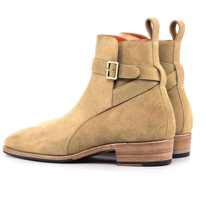 Cuban Boot Sand Suede - UPMEN
