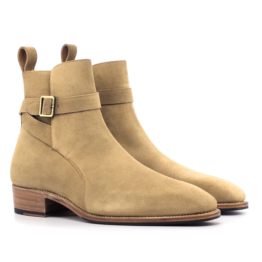 Cuban Boot Sand Suede - UPMEN