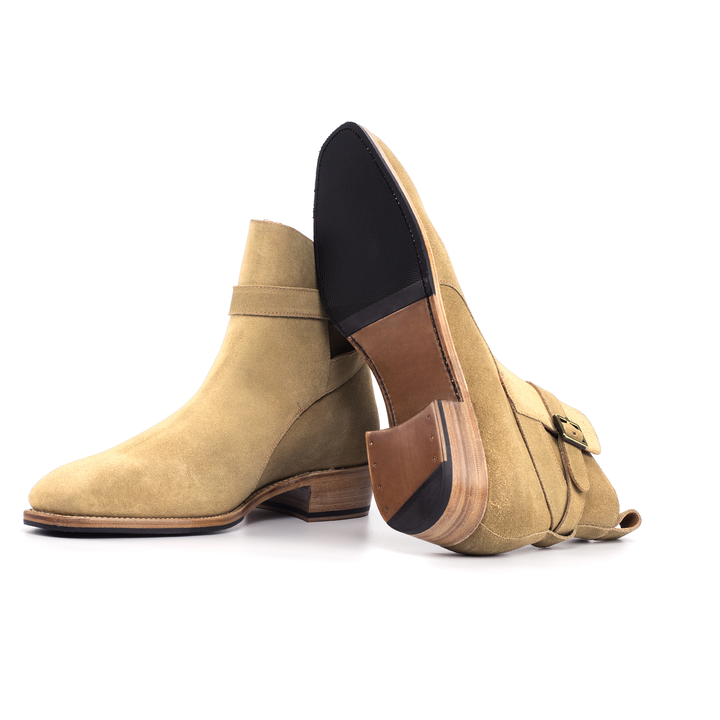 Cuban Boot Sand Suede - UPMEN