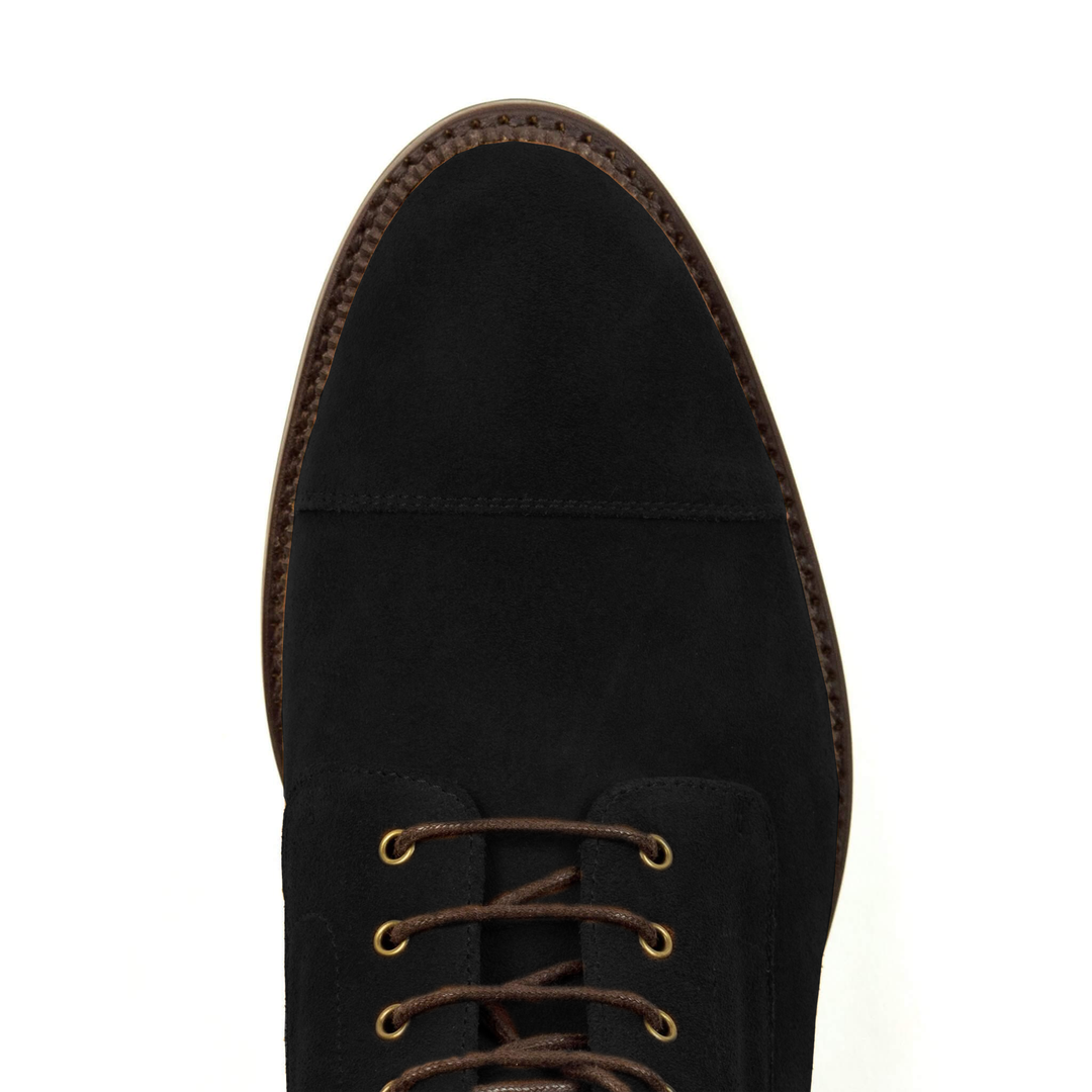 Logan Boot Black Suede | Tyler Luellen Build - UPMEN