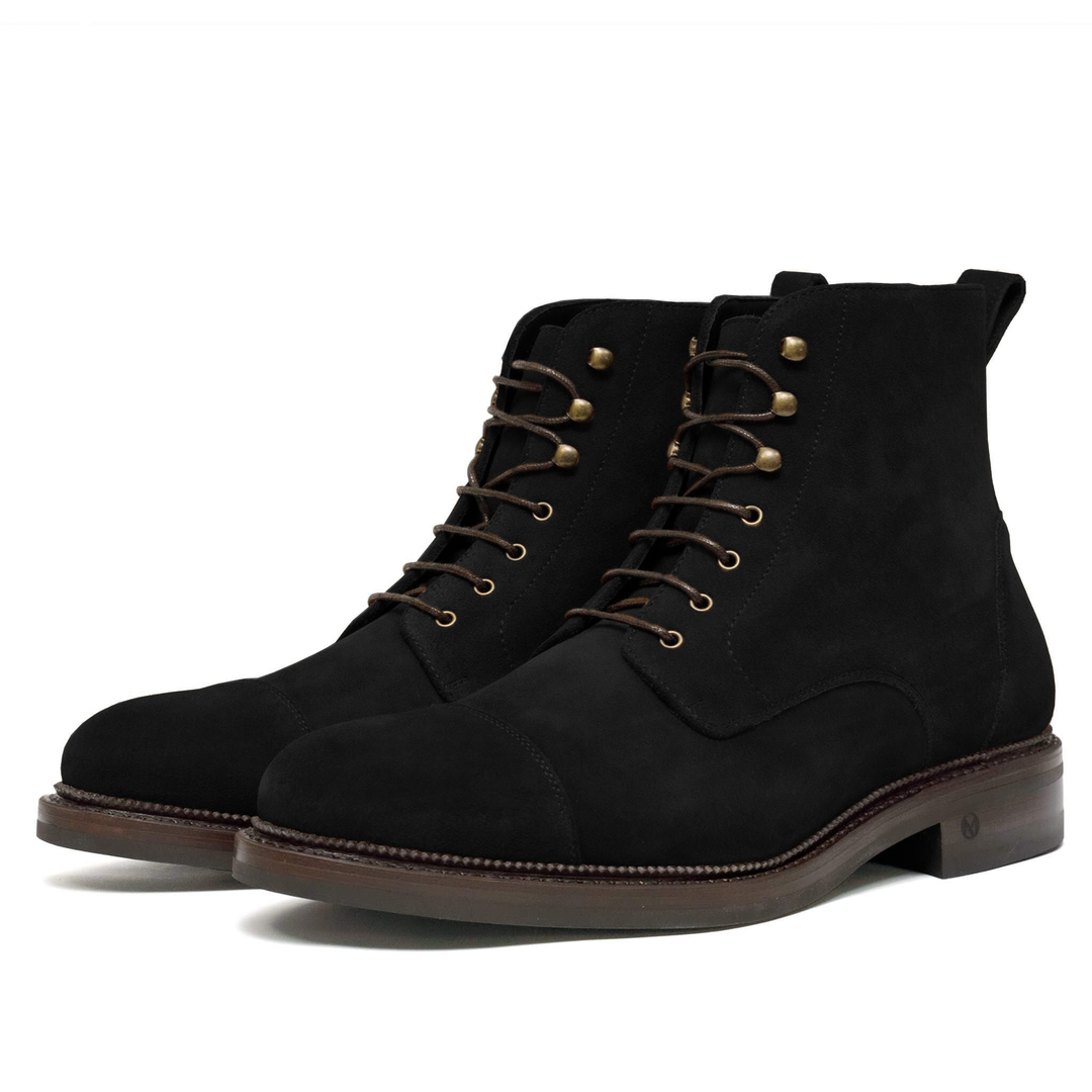 Logan Boot Black Suede | Tyler Luellen Build - UPMEN