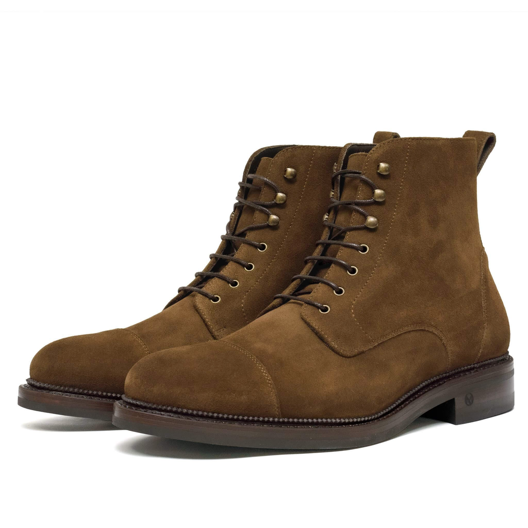 Logan Boot Kaki Suede | Tyler Luellen Build - UPMEN