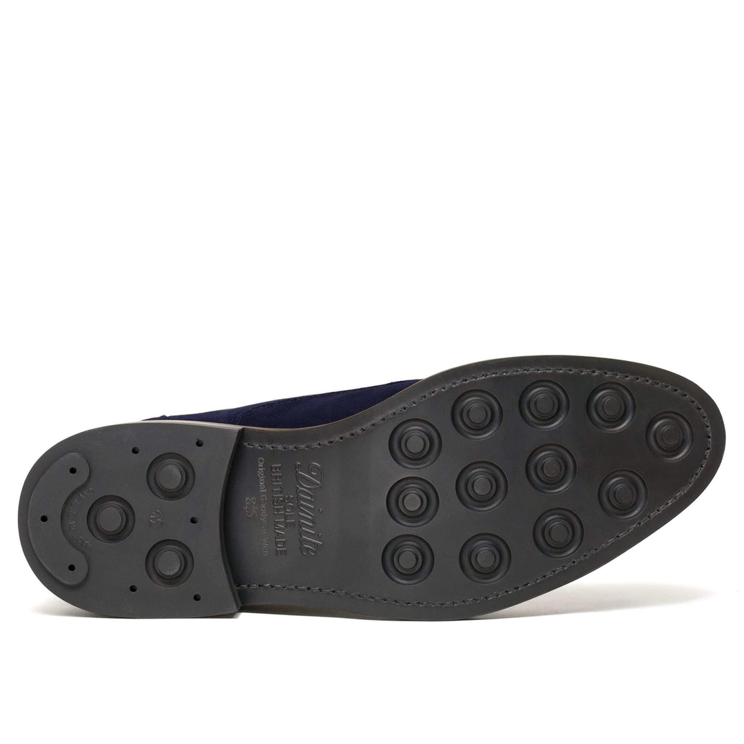 Logan Boot Navy Blue Suede | Build - UPMEN