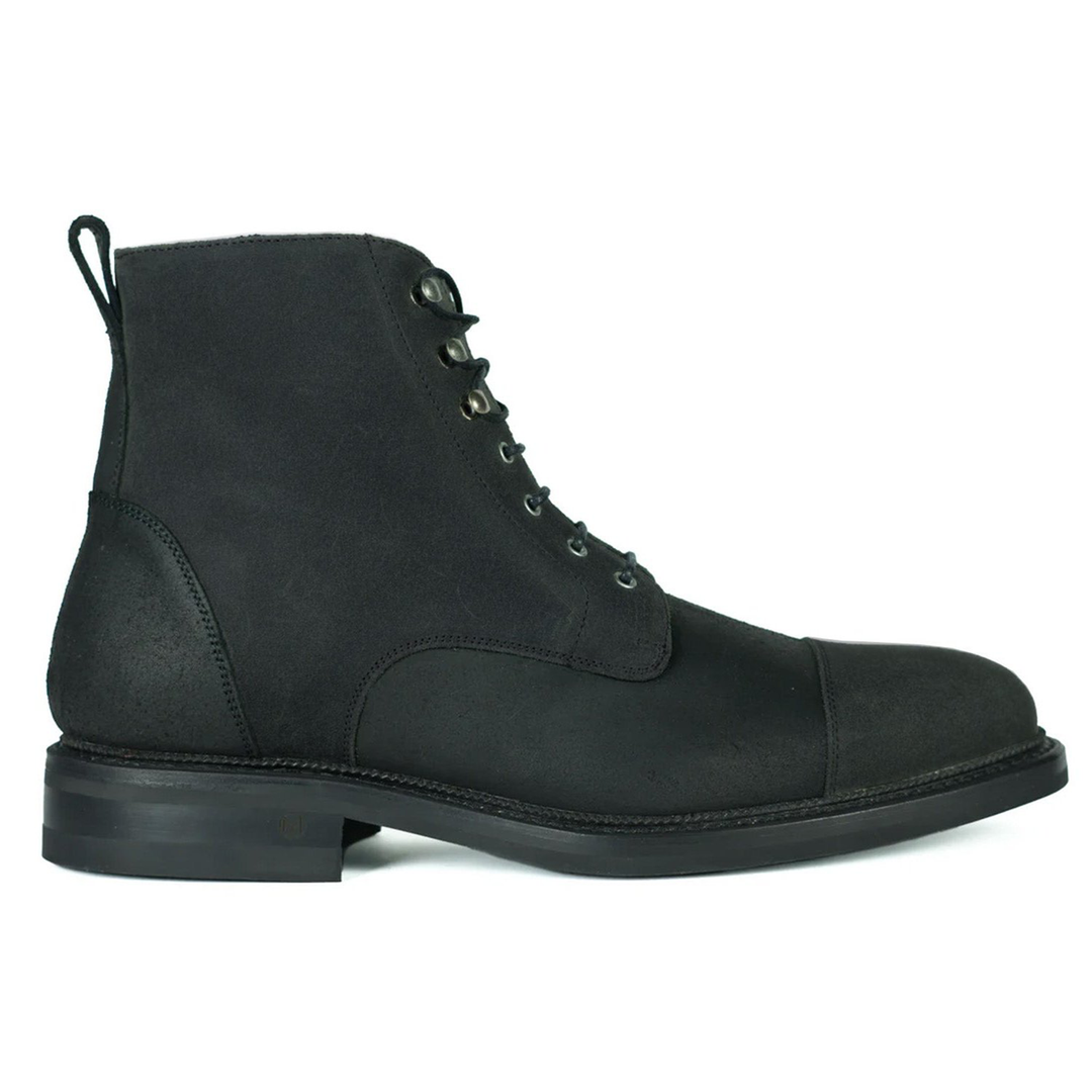 UPMEN Logan Boot Wax Suede Black